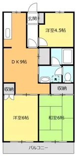 アンシャンテ東所沢【4階】の間取り
