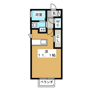 愛知県豊橋市平川本町1【アパート】の間取り