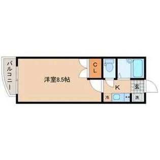 ドウワスカイホーム中山【2階】の間取り