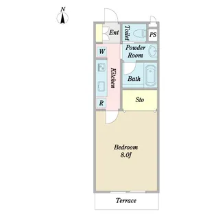 ラフォンテ【1階】の間取り