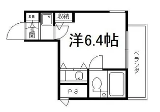 デトム・ワン伏見【2階】の間取り