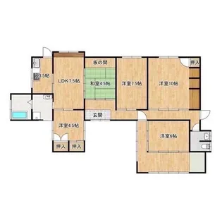 山口県宇部市大字妻崎開作【一戸建】の間取り
