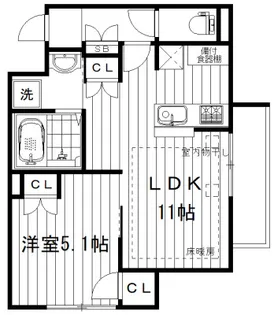 Le Soleil Saginomiya【1階】の間取り