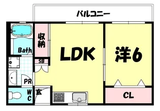 清山荘【3階】の間取り