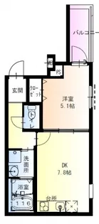 大阪府大阪市東住吉区今川4【アパート】の間取り