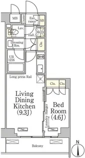東京都大田区山王1【マンション】の間取り