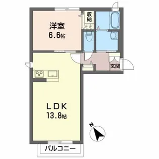 シェリータ【1階】の間取り