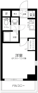 メゾン・ド・ヴィレ日本橋浜町【7階】の間取り