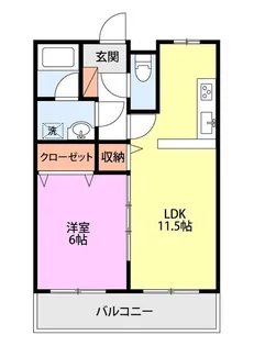新潟県上越市木田1【マンション】の間取り