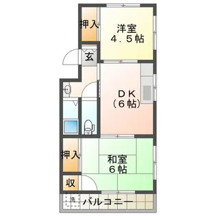 ヤマハハイツ白子III【3階】の間取り
