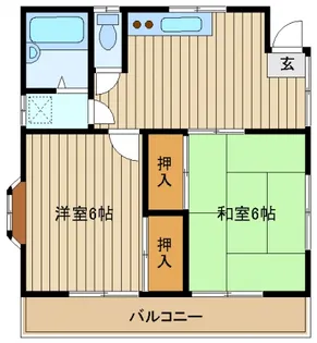 コーポドライアド【3階】の間取り