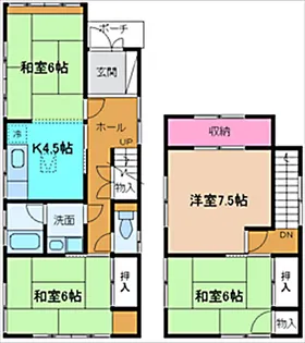 石川県金沢市三十苅町丙【一戸建】の間取り