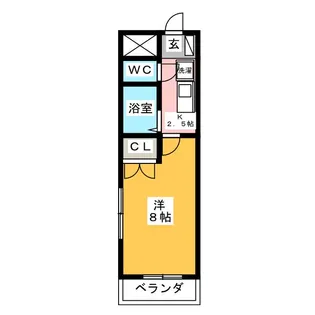 K’S【3階】の間取り