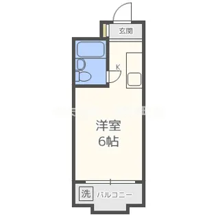 大阪府大阪市北区本庄東2【マンション】の間取り