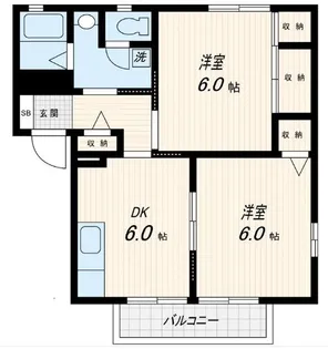 東京都中野区鷺宮5【アパート】の間取り