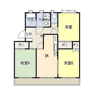 レジデンス長峰【3階】の間取り