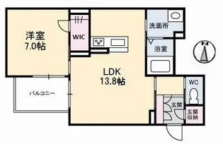 レガーロII【2階】の間取り
