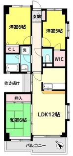 Fixe・Kento Green【3階】の間取り