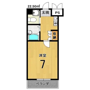 プルーリオン西桂【2階】の間取り