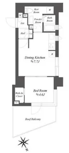 ブランシエスタ品川大井町パークエッジ【6階】の間取り