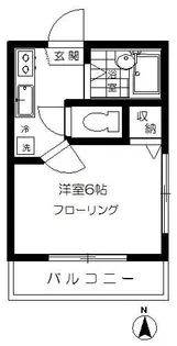 エリールミサキ【3階】の間取り