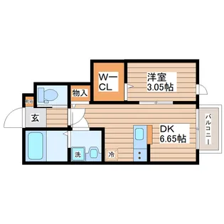 Berillo(ベリーロ)【1階】の間取り