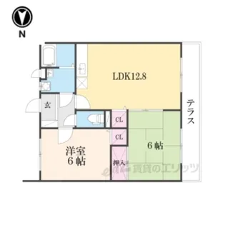 森本ハイツ【1階】の間取り