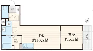 フォセット幡ヶ谷【2階】の間取り