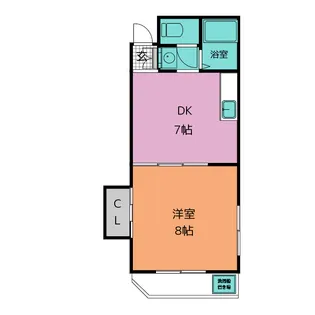 高島ハイム【2階】の間取り