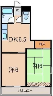 第十アサヒハイツ【1階】の間取り