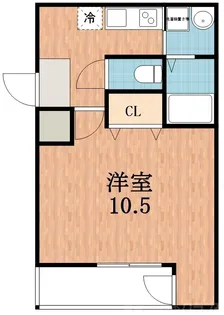 大阪府大阪市住之江区西住之江2【アパート】の間取り