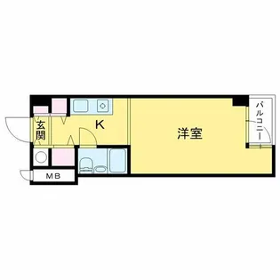 東京都大田区多摩川1【マンション】の間取り