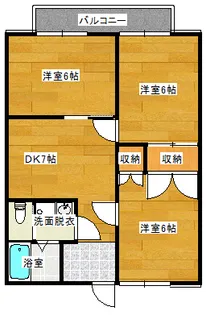 サンハイツ欅【2階】の間取り