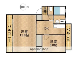 グレイス栄【2階】の間取り