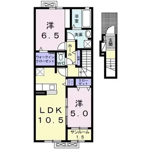 リズム C【2階】の間取り