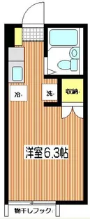 ハイムSHIRAI【1階】の間取り