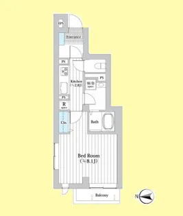 Clarice都立大学【3階】の間取り