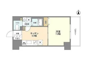 ヴェルデ東日本橋【8階】の間取り