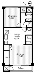 六本木サニーハイツ【3階】の間取り