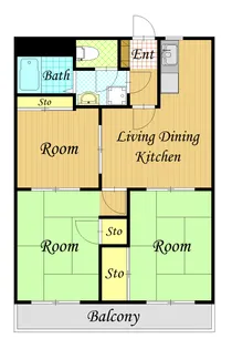 神奈川県川崎市幸区小倉3【マンション】の間取り