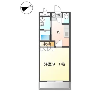 高知県高知市朝倉甲【アパート】の間取り