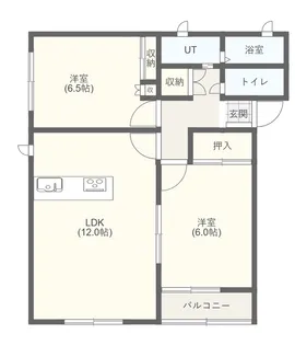 アレグリーア【1階】の間取り