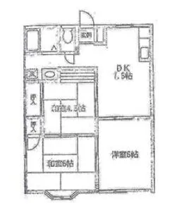コーポタムコ【1階】の間取り