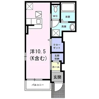 フェリーチェ レヴァンテ【1階】の間取り