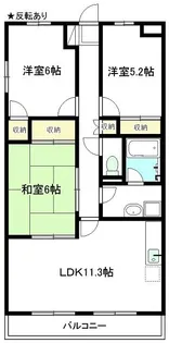 パルク長伏【4階】の間取り