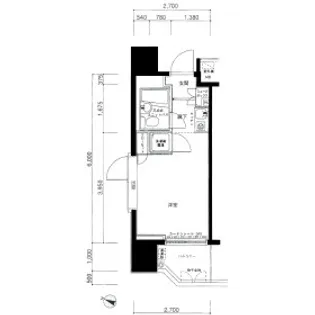 マイキャッスル渋谷JP【4階】の間取り