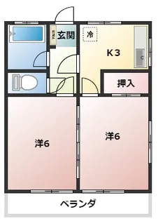 第2武井ビル【2階】の間取り