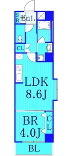 フロレスタさくら【6階】の間取り