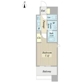 カンピオーネ御器所通【9階】の間取り