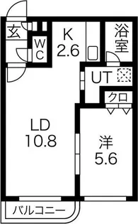 グレートヒルズ弐番館【4階】の間取り